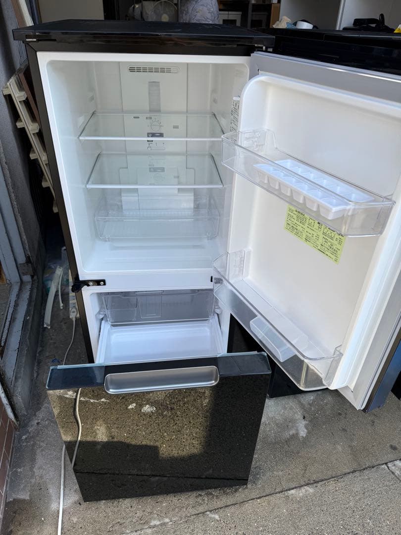 SHARP 2ドア冷蔵庫 黒