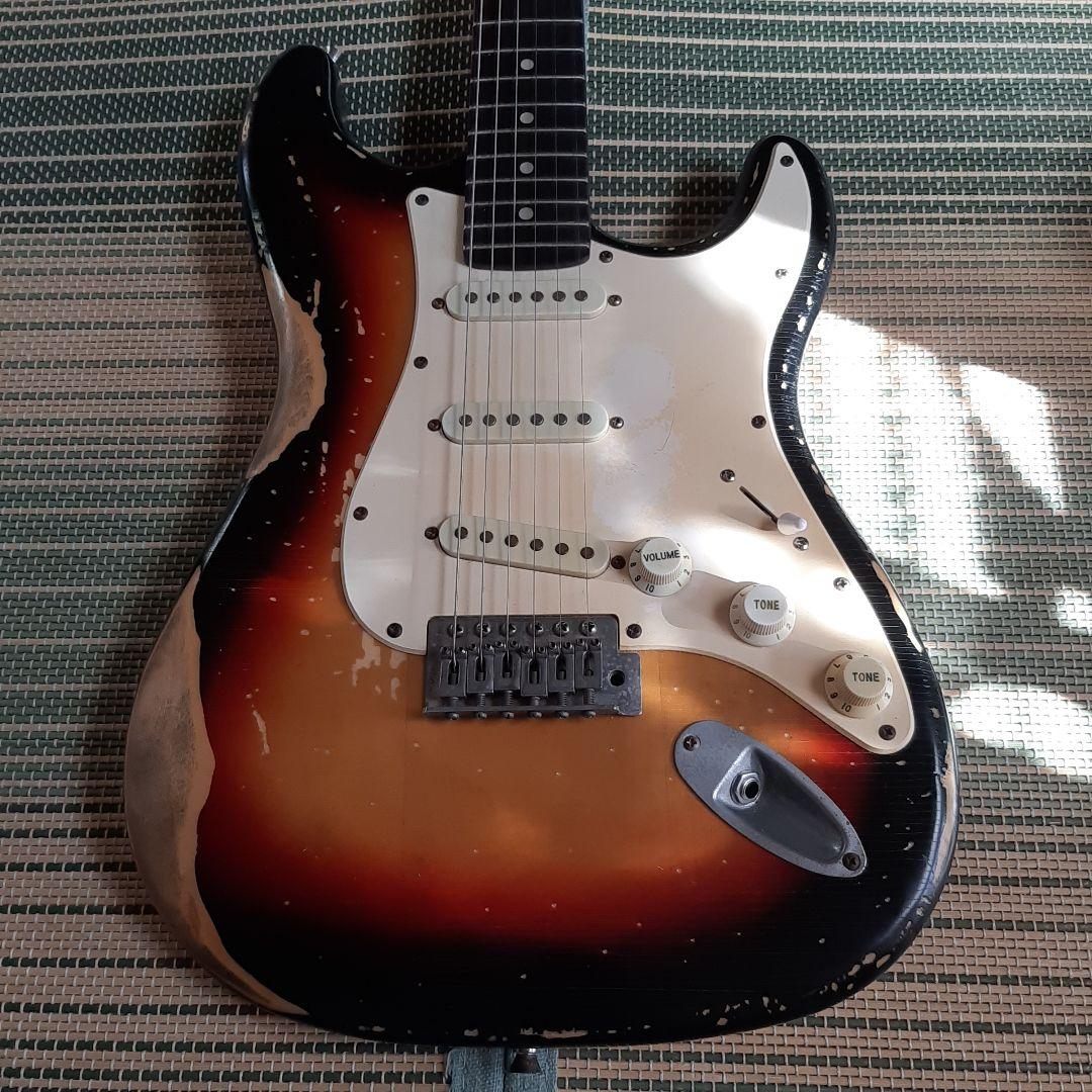 レリック加工 ストラトキャスター ヴィンテージ風加工