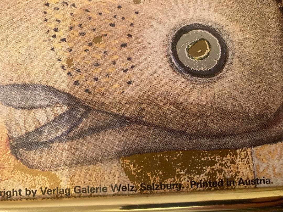 クリムト　絵画　額装　難あり　インテリア　グスタフ・クリムト 水蛇