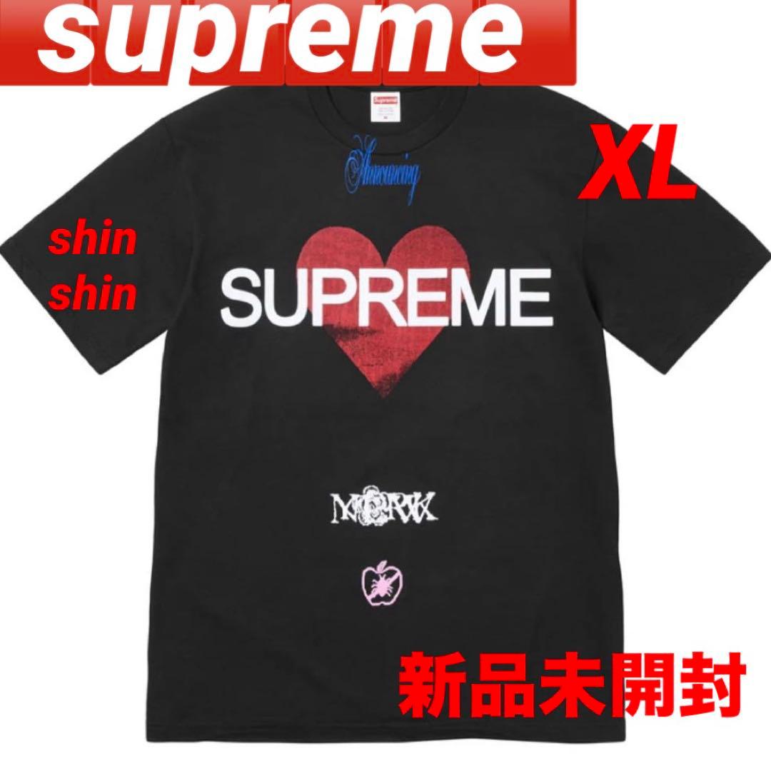 SUPREME Announcing Tee XL ブラック