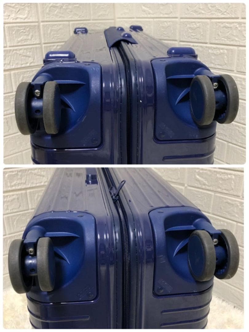 カファレル様専用 リモワ スーツケース 大容量 約100L 4輪 ブルー
