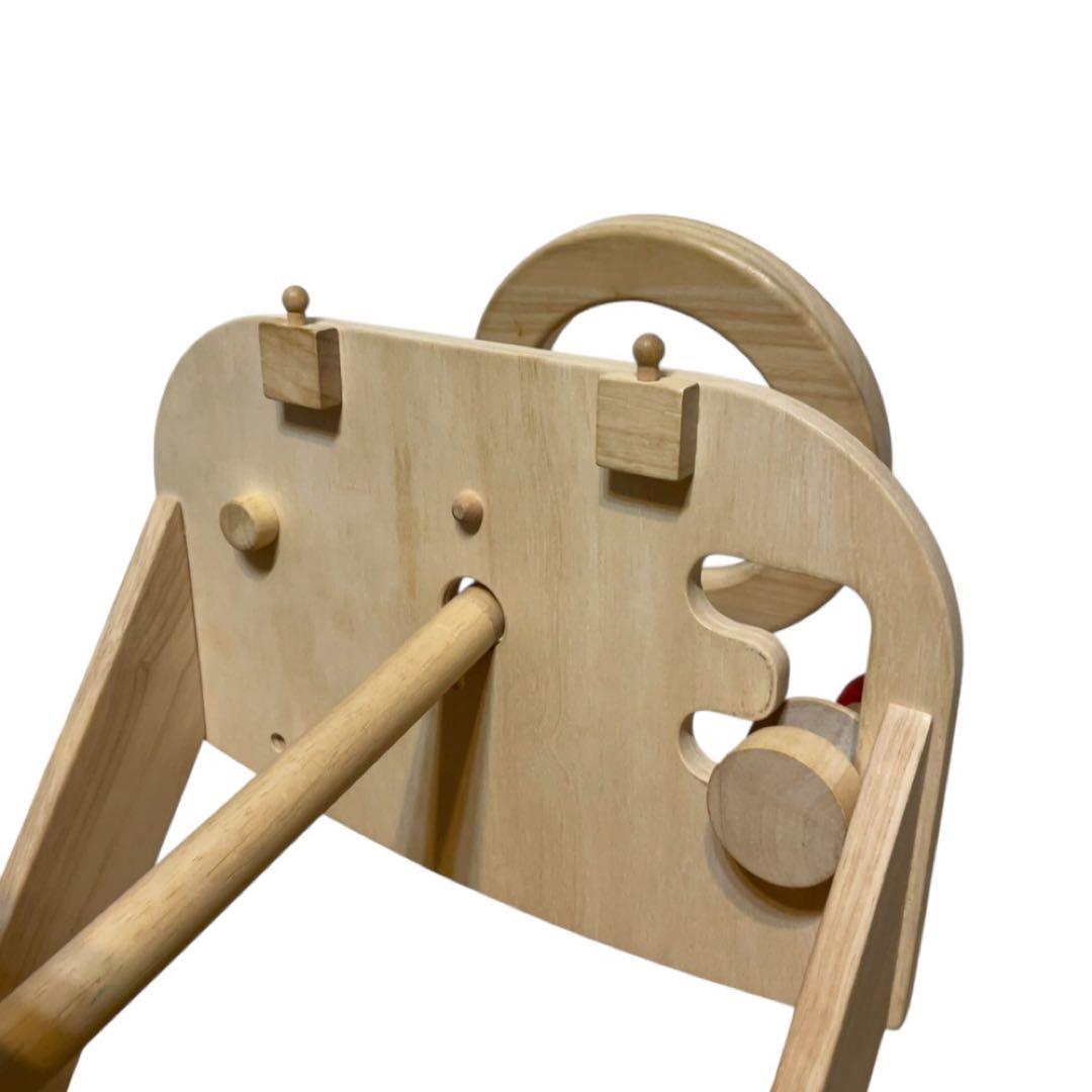 PLANTOYS ドライビングシート ハンドル おもちゃ 木製 クルマ 運転