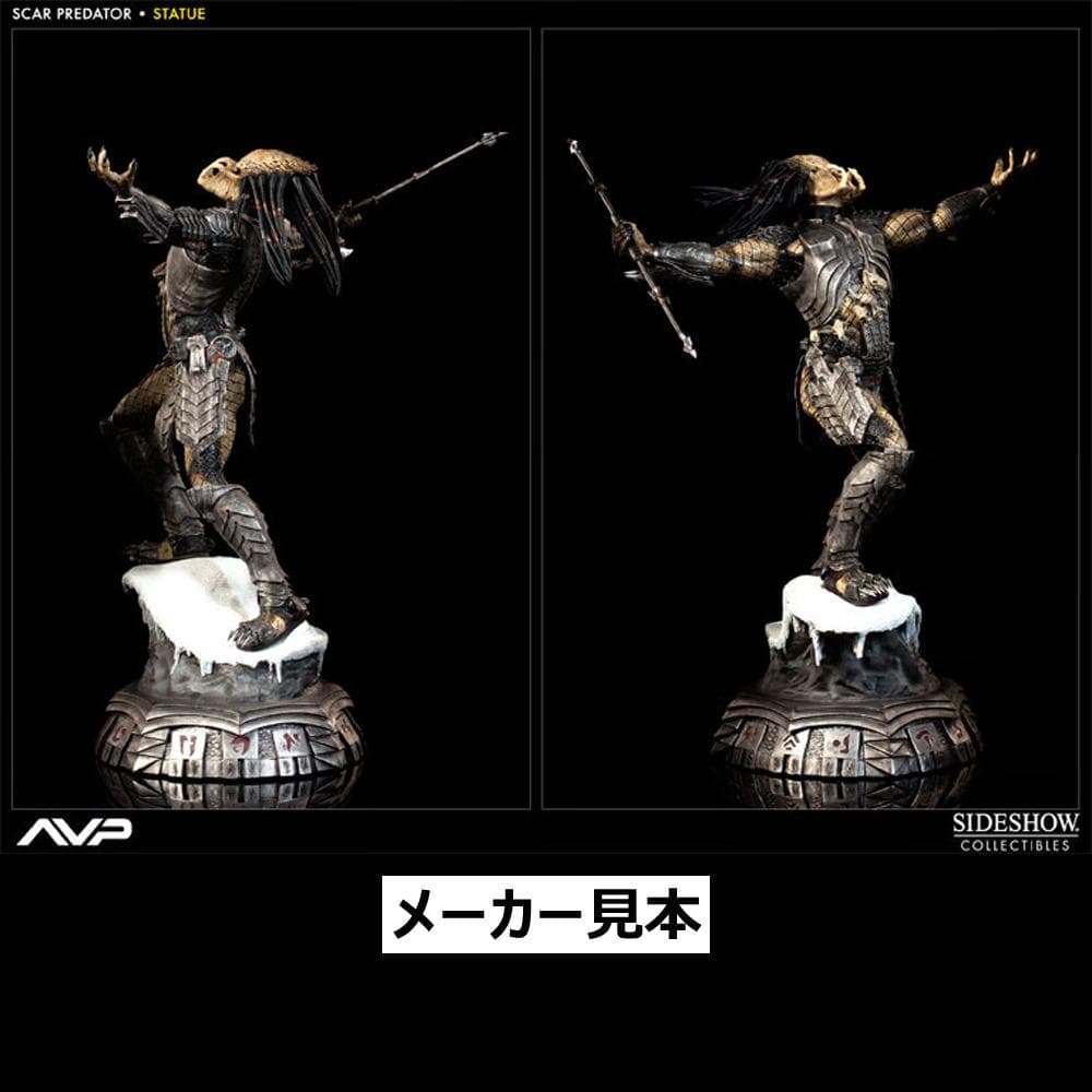 サイドショウ限定版！エイリアンvs.プレデター【スカー・プレデター】スタチュー