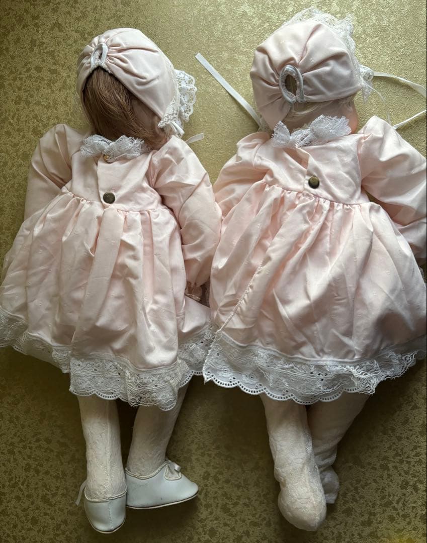 リボーンドール 双子 SUGAR BRITCHES ベビー ビスクドール 刻印