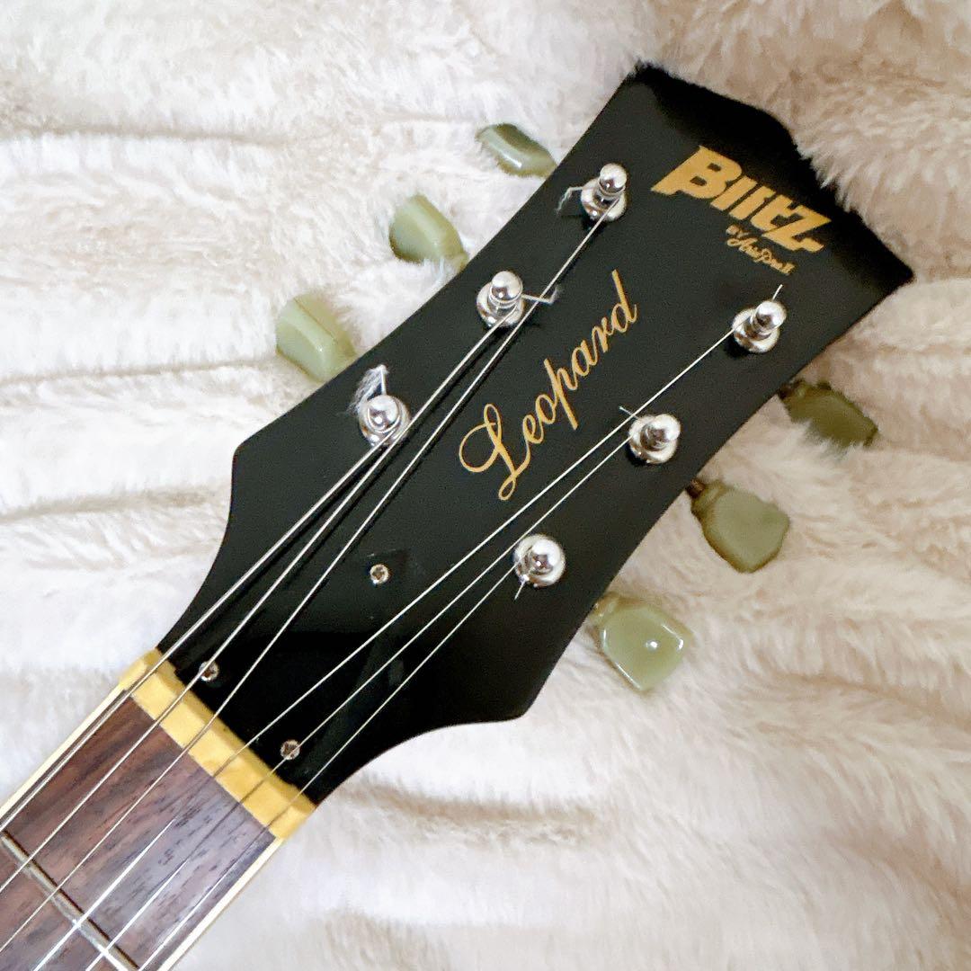 Blitz by AriaProII Leopard レスポール エレキギター