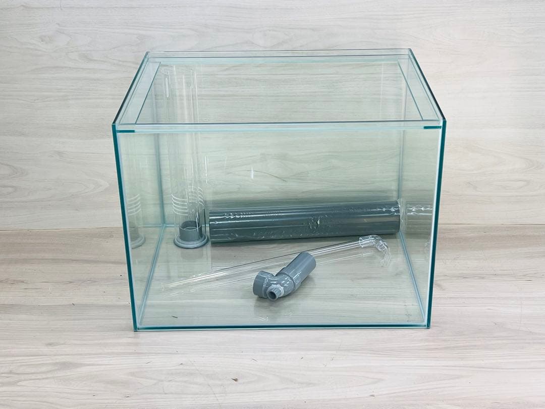 1台限定　600×450×450オーバーフロー水槽 フランジ加工仕様 600×300×360オールガラスオーバーフロー水槽 フランジ加工仕様 600×300