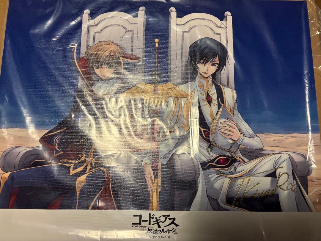コードギアス 木村貴宏氏 箔押し 複製サイン入り アートボード