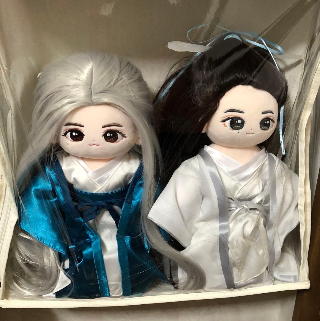 山河令　周子舒　温客行　ぬいぐるみベア　特注本体30㎝＋3枚重ね衣装付　美品