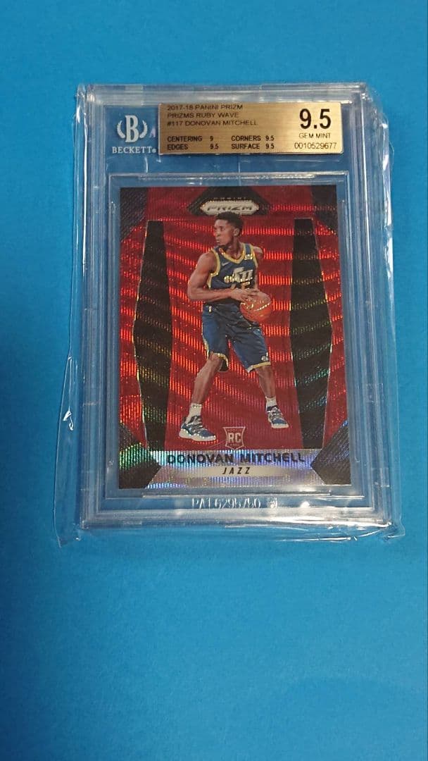 ドノバン・ミッチェル　ルーキーカード 貴重 レア Rookie RC Auto Jersey 17 Panini Donovan Mitchell