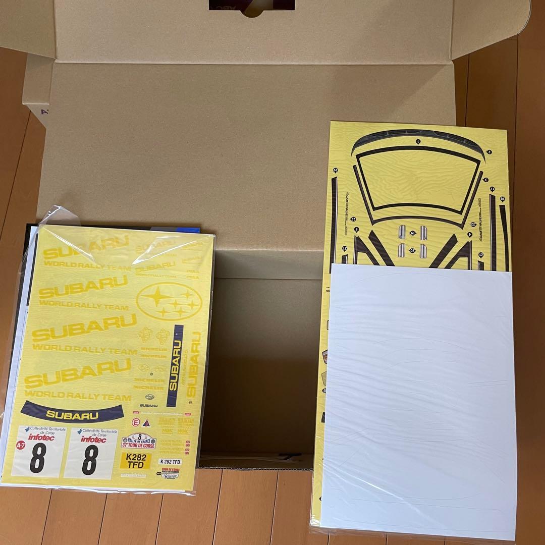 1/10 スバル　レガシィ（BC5)ツール•ド•コルスver. シャーシ組立済