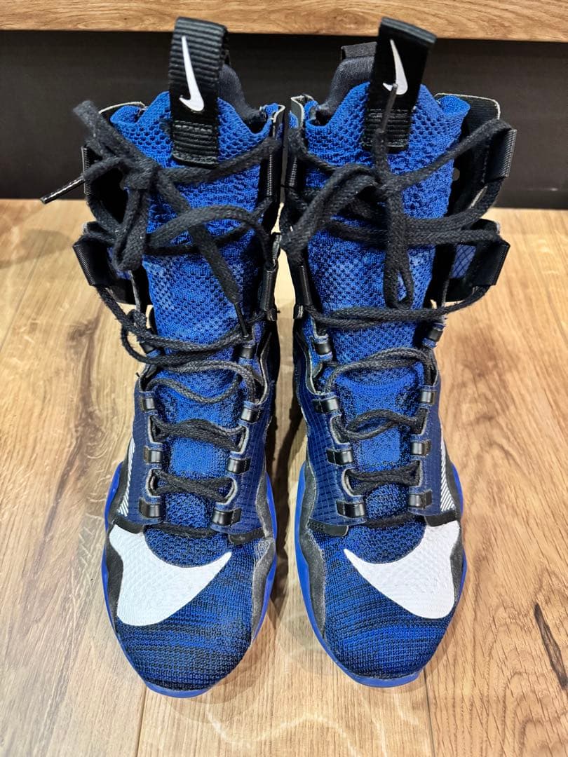 Nike ボクシングシューズ 青黒 ハイパーKO 2.0 27cm