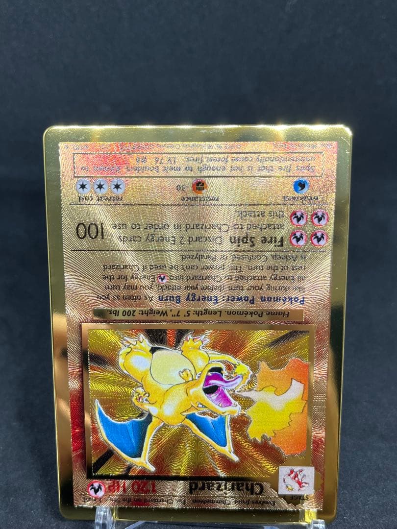 ポケモンカード 正規品 英語 メタルカード リザードン 25th