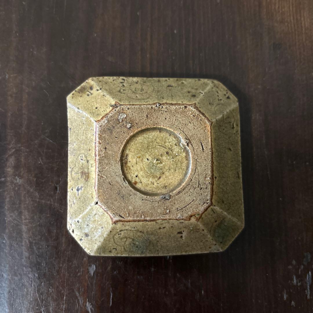 時代黄瀬戸小皿 5点 豆皿 美濃 瀬戸 酒盃 骨董 アンティーク 古道具 李朝