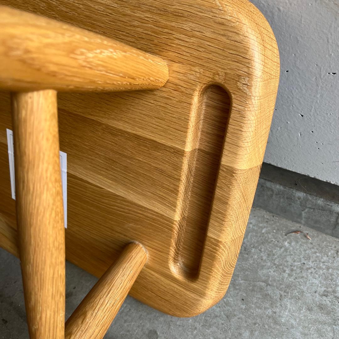美品・廃盤希少★無印 オーク材スツール・丸脚 リアルファニチャー