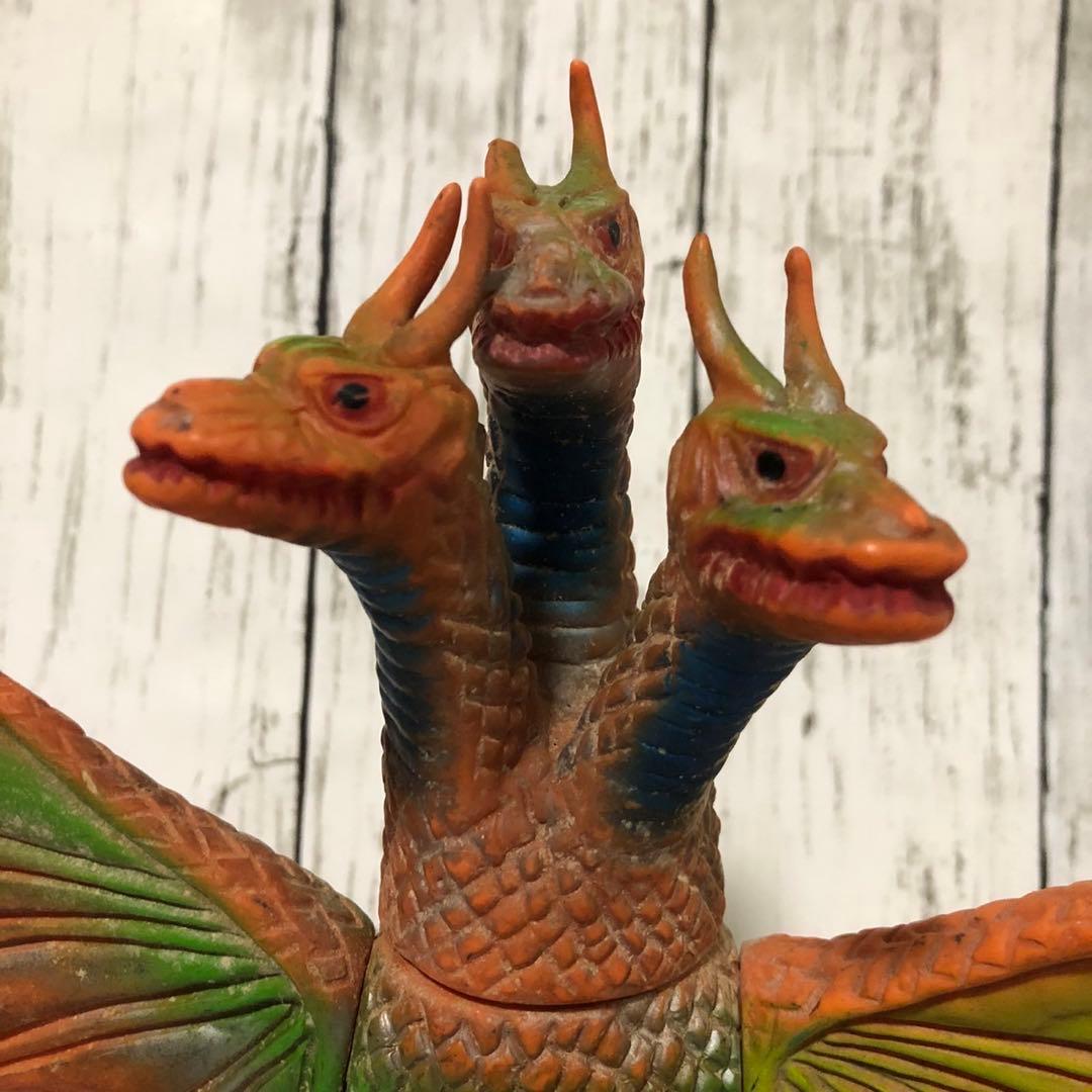 ブルマァク キングギドラ ソフビ フィギュア 破損あり ゴジラ フィギュア