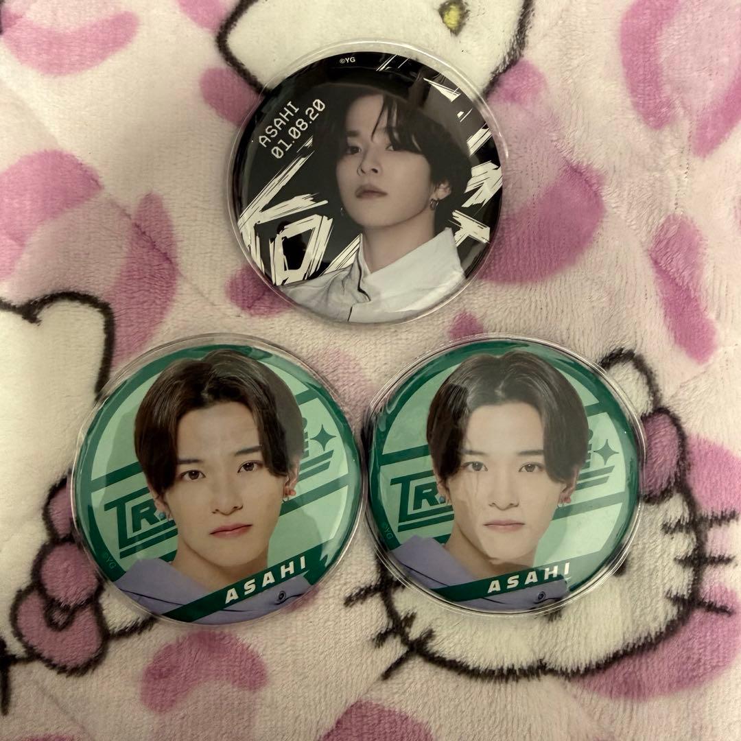 treasure缶バッジアサヒ ジフン バラ売り⭕️