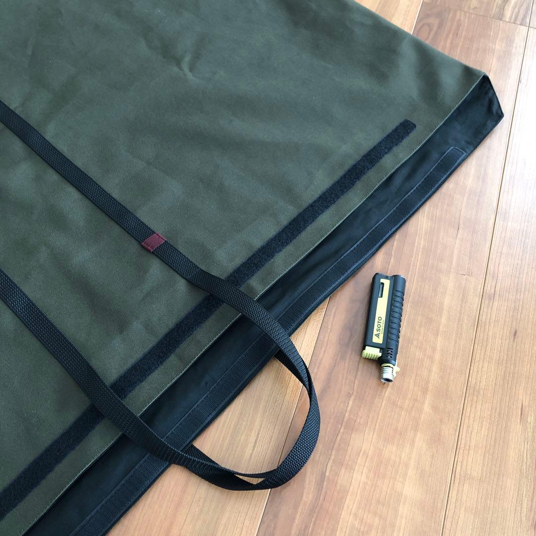 ごん様オーダーノラズフレームwnt1000天板用バッグブラック8号帆布生地