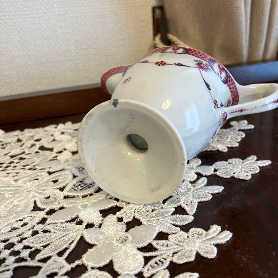 英国アンティーク　ニューホール　1790年頃ミルクピッチャー