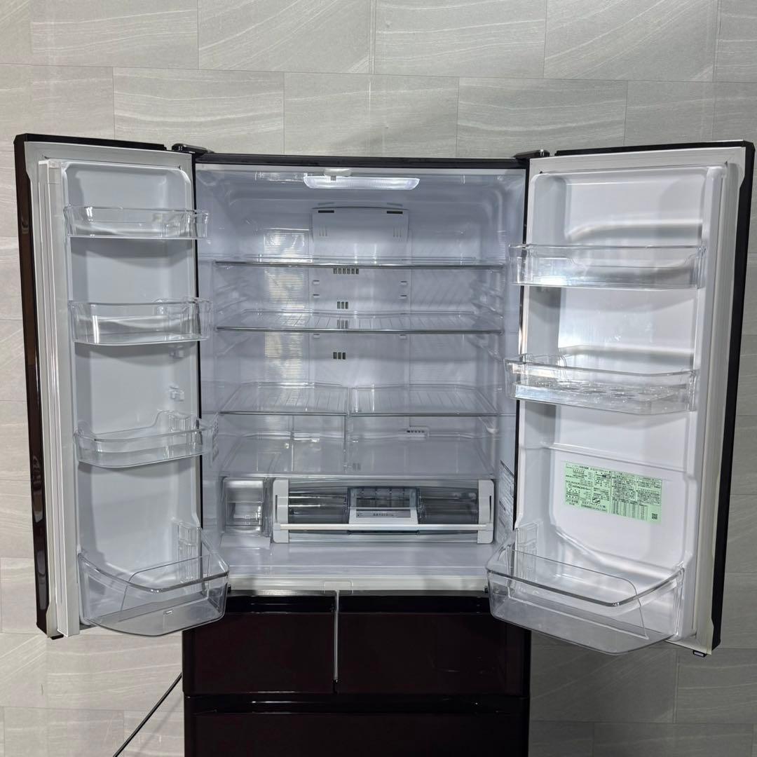 HITACHI 大型 冷蔵庫 真空チルド R-GS5100H 6ドア d4092