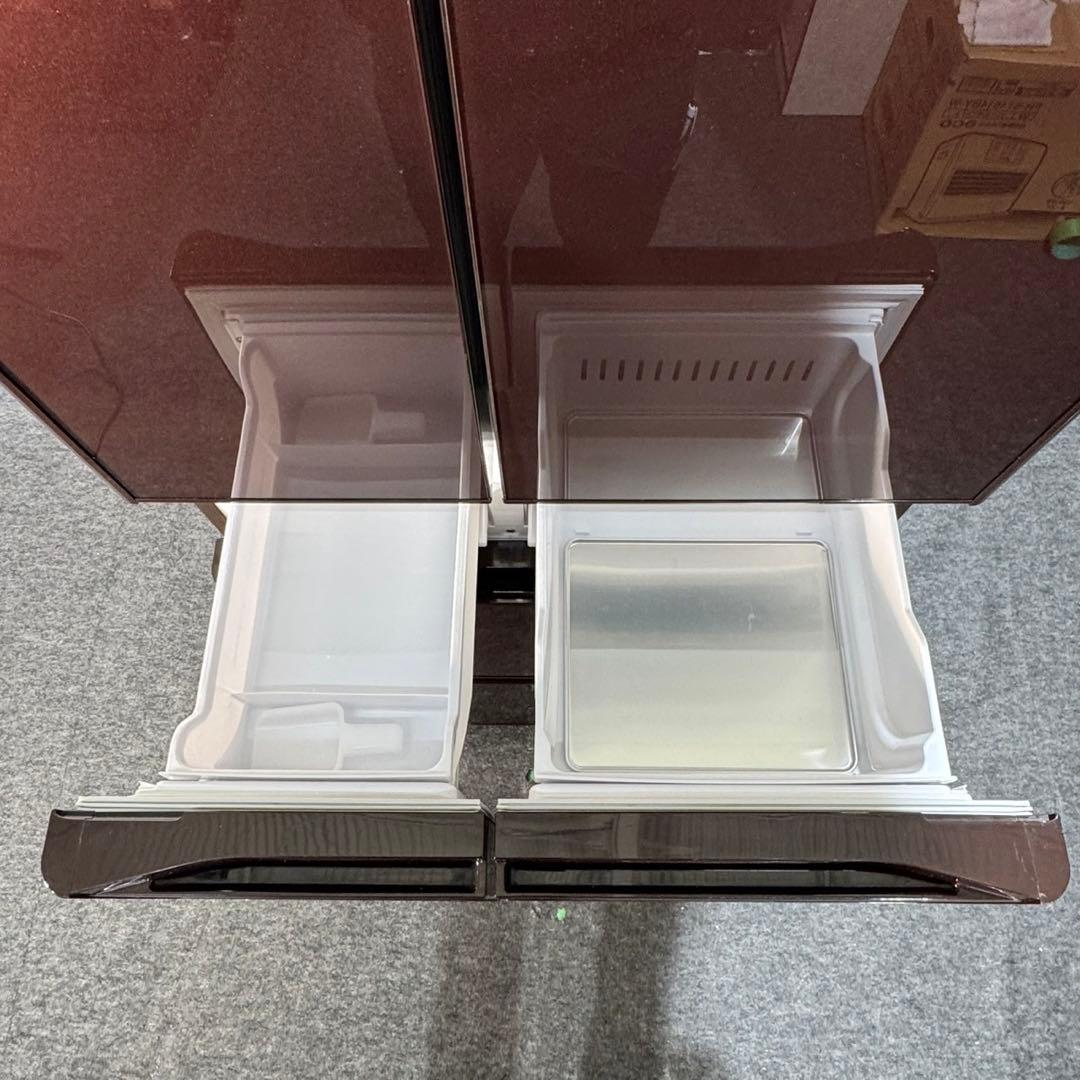 HITACHI 大型 冷蔵庫 真空チルド R-GS5100H 6ドア d4092