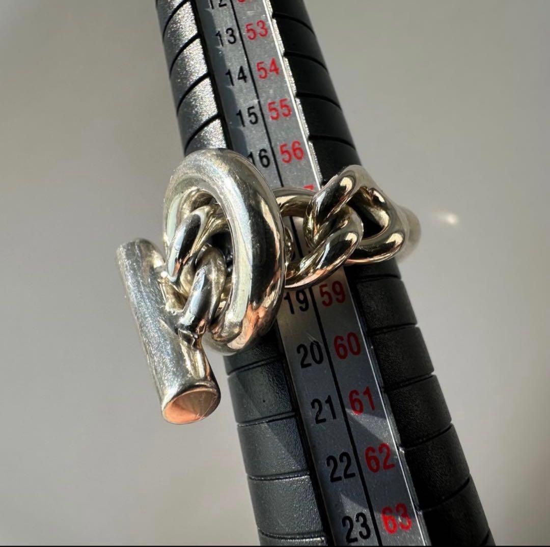 HERMES クロワゼット　リング　GM 59