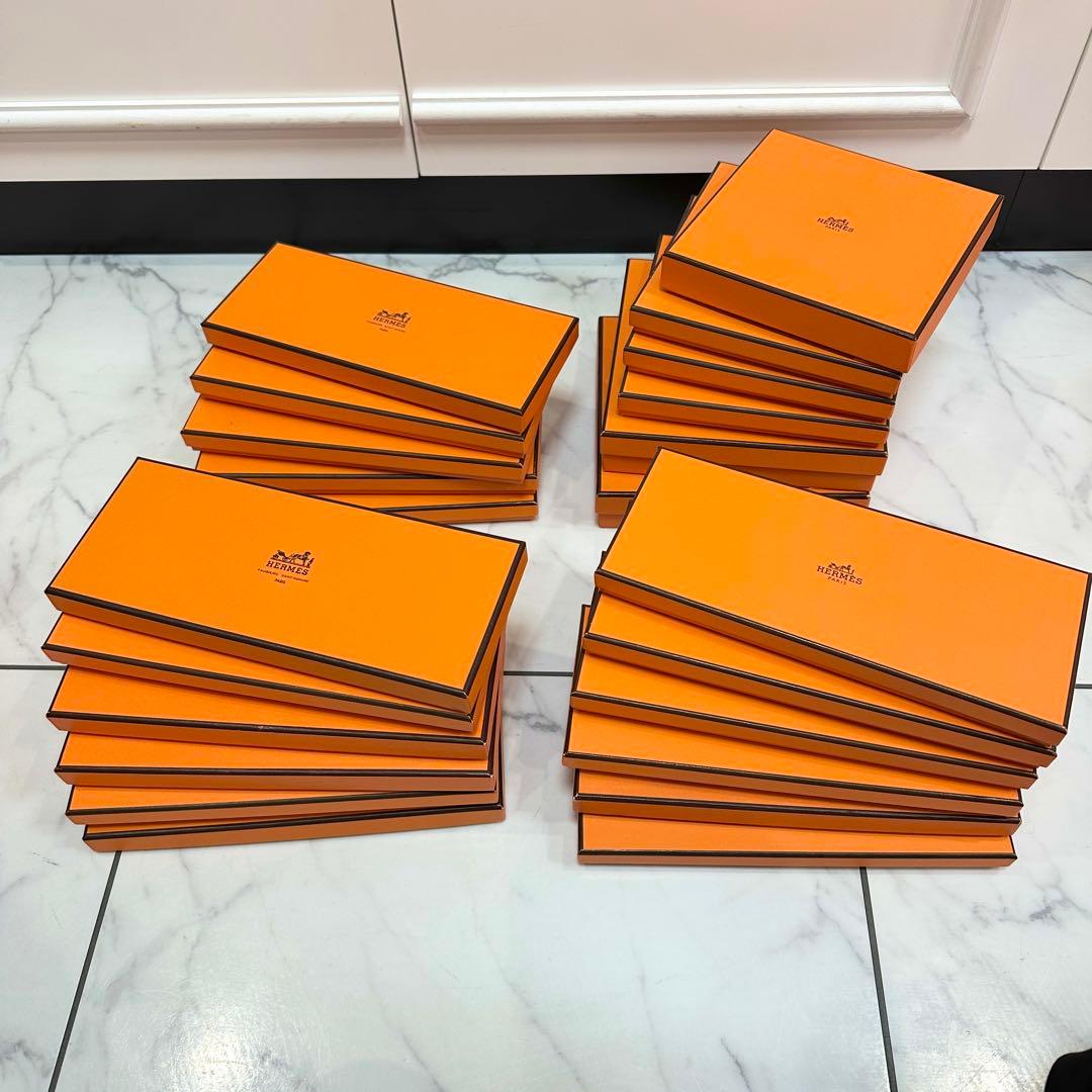 HERMES エルメス オレンジ 空箱 化粧箱 59個セット - メルカリ