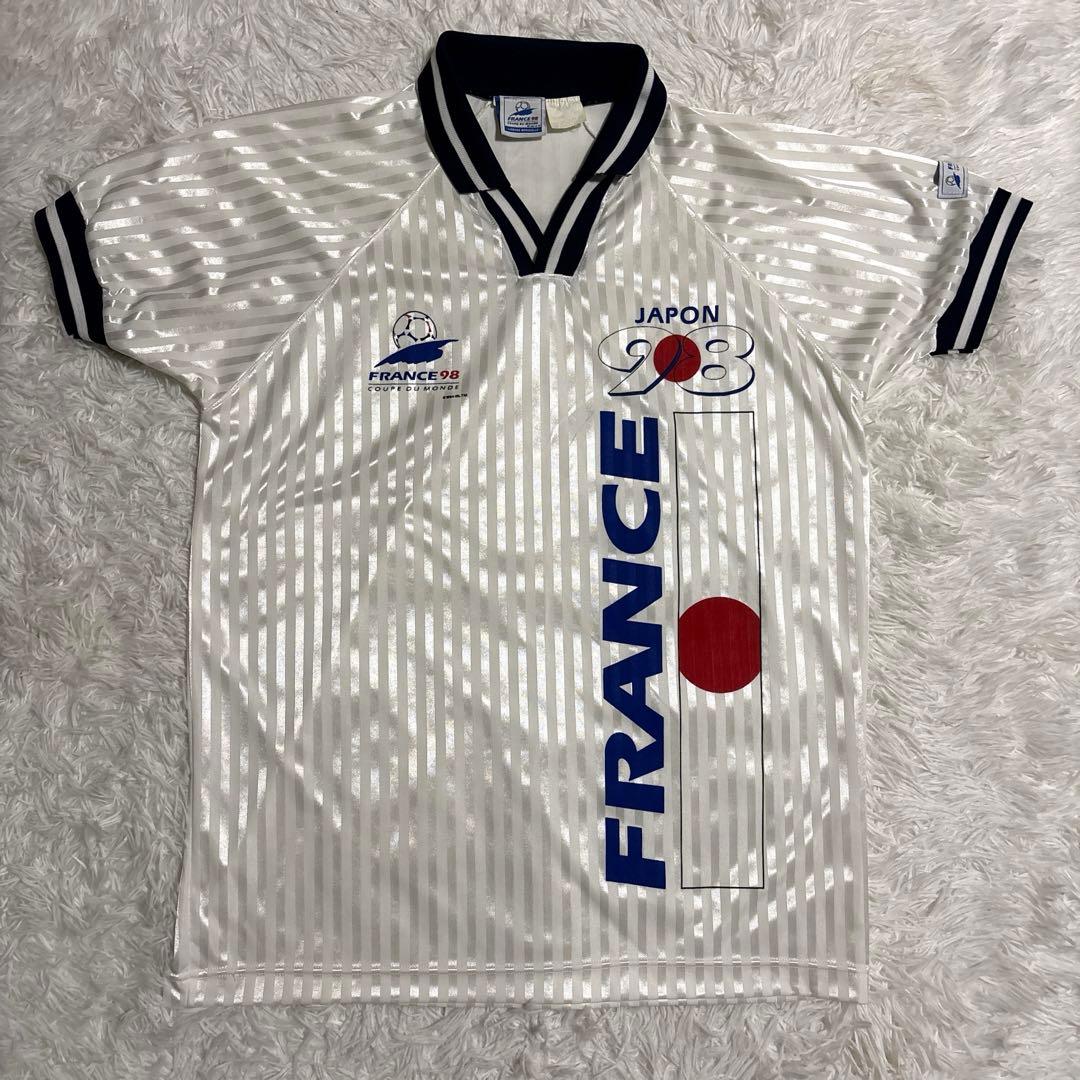 激レア1998フランスワールドカップ岡野雅行レプリカユニフォームOサイズ