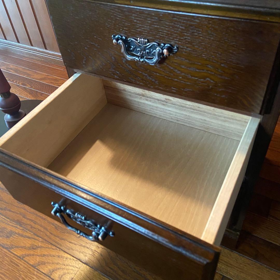 ベッドサイドキャビネット アメリカ製 3段引き出し ミニチェスト