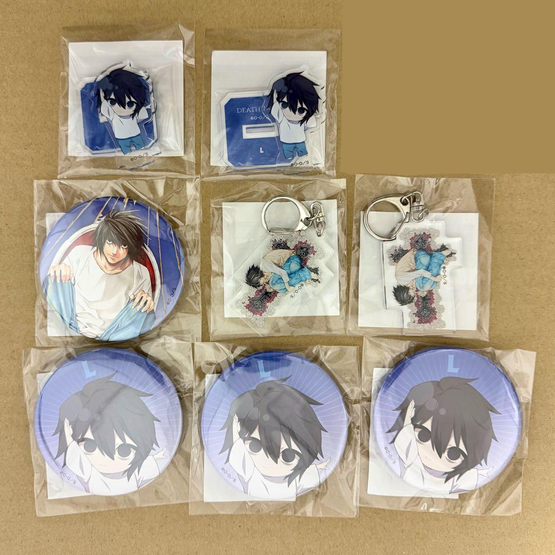 DEATHNOTE くじ引き堂 L 缶バッジ 5点 漫画「DEATH NOTE」の