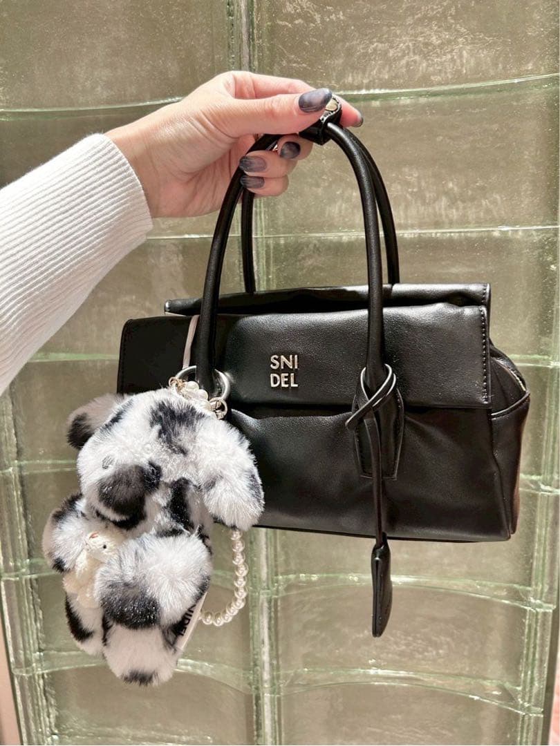 SNIDEL フラップボストンバッグ