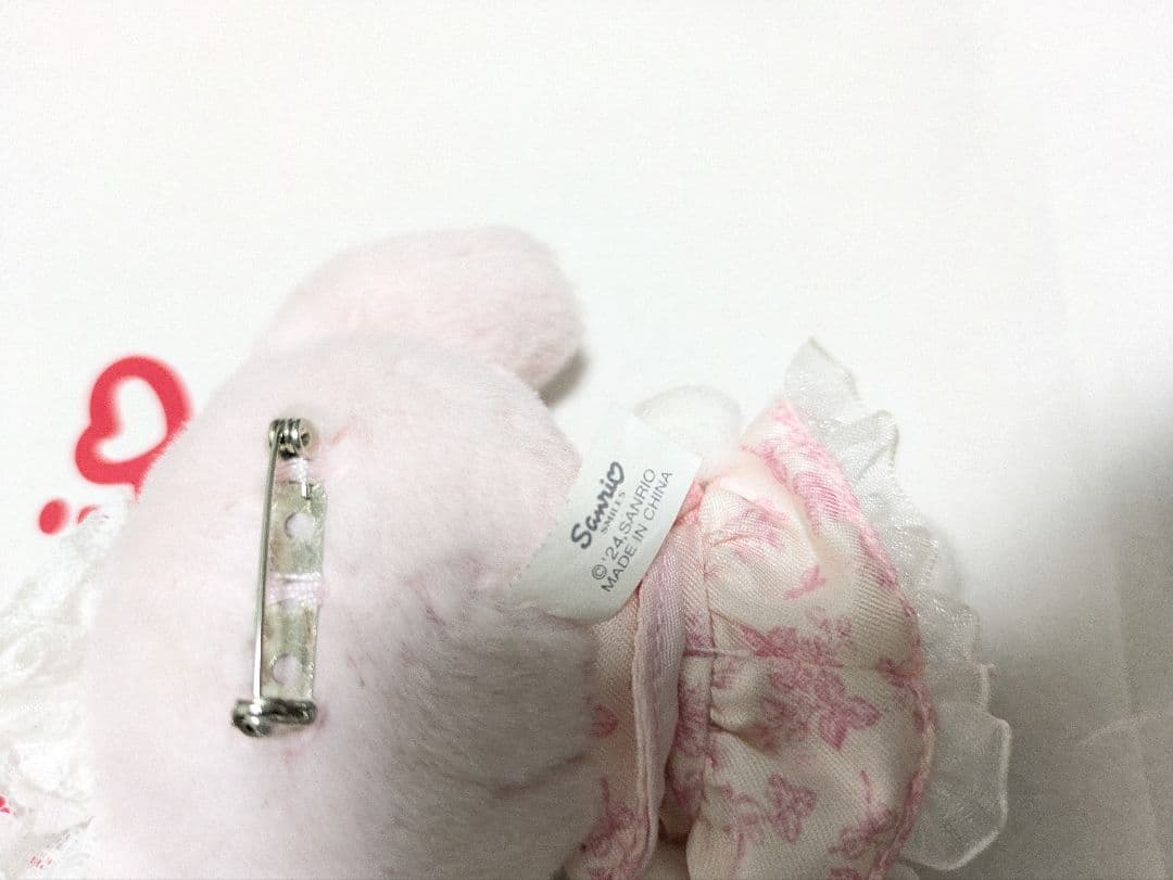 マイメロディ マイメロ 白いちごのティータイム ブローチ