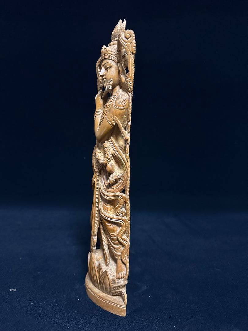 インド白檀象そう木彫り仏教美術仏像 骨董 木像木製仏教密教