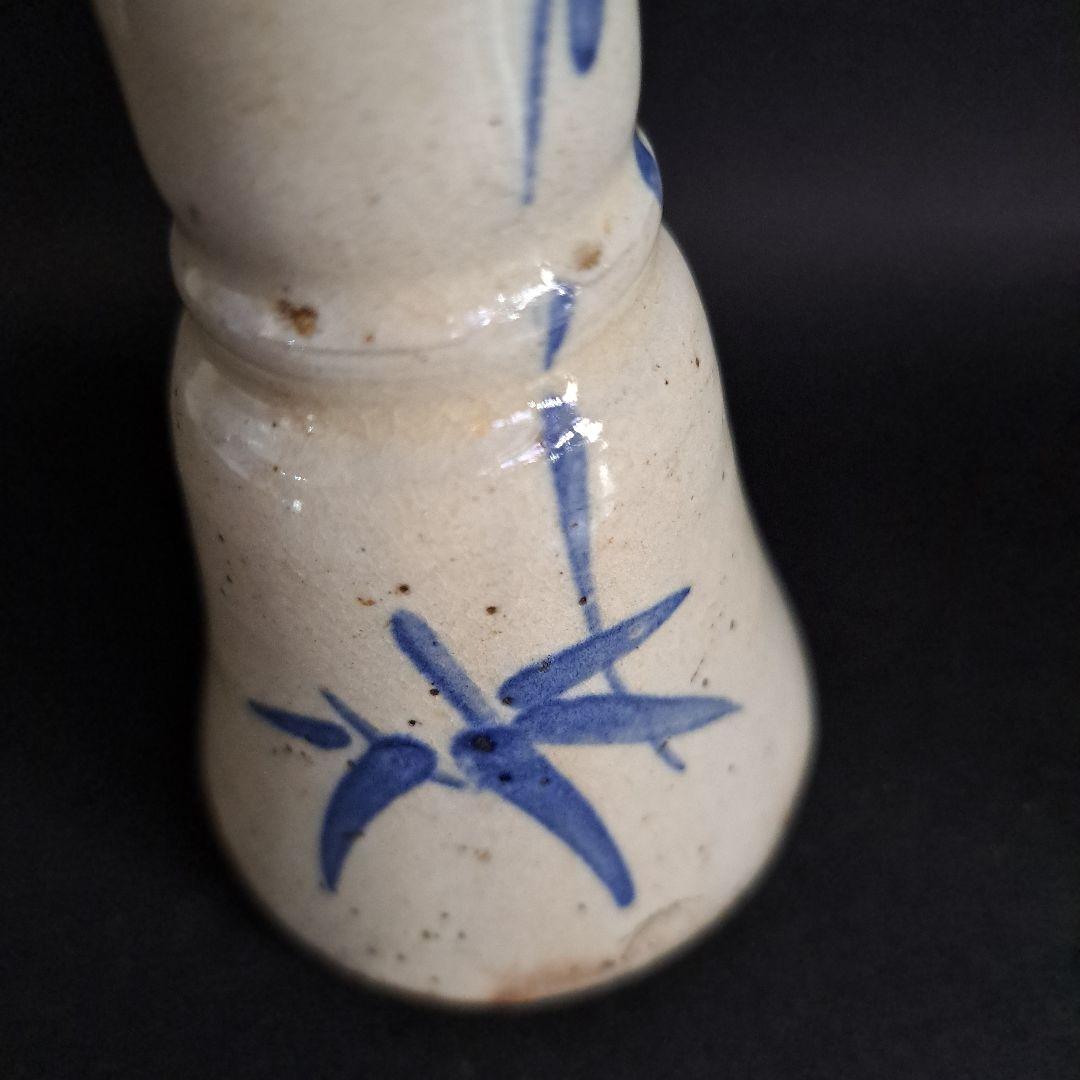 江戸中 骨董 超希少 徳利 幻の龍野焼き ベル型徳利