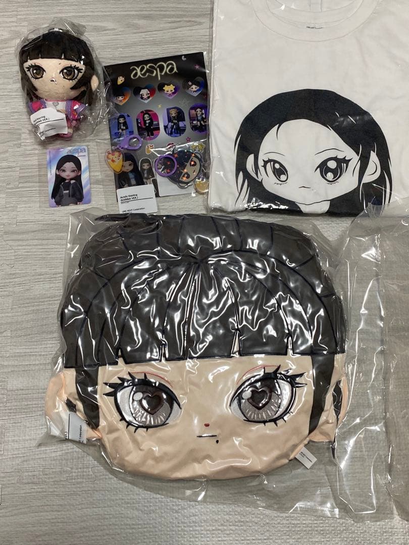 aespa supermates md aセットKARINA カリナ ぐ*ん様 aespa SUPERMATES MDセット KARINA Super Mates x aespa Merch