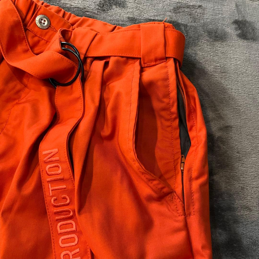TIGHTBOOTH PRODUCTION パンツ M オレンジ