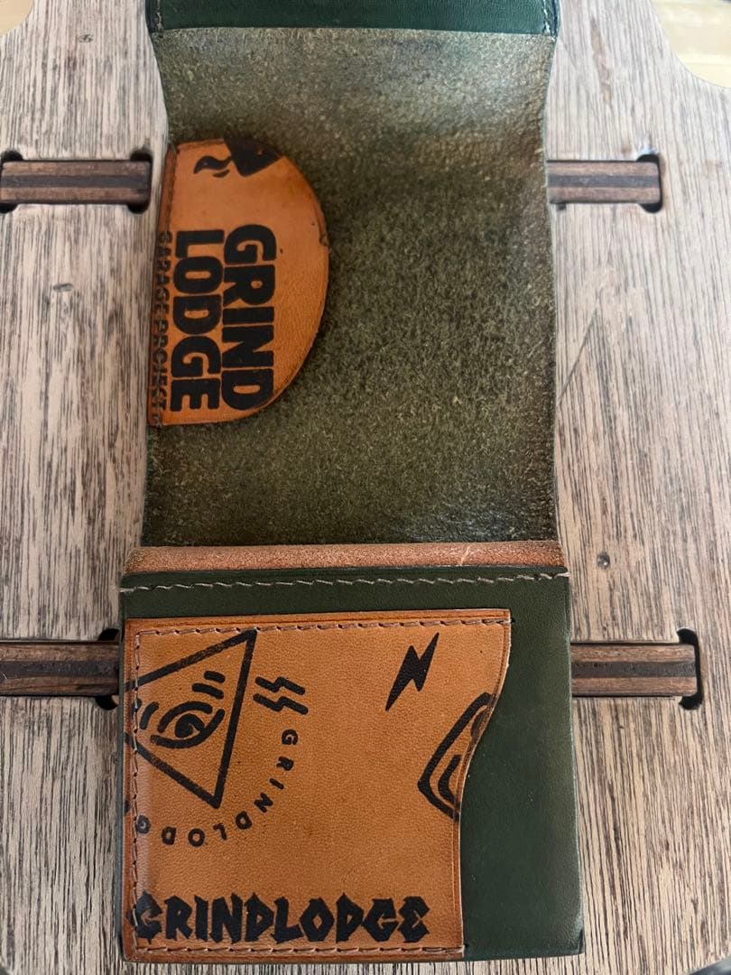 GRINDLODGE×Boab leather works 生刷り財布