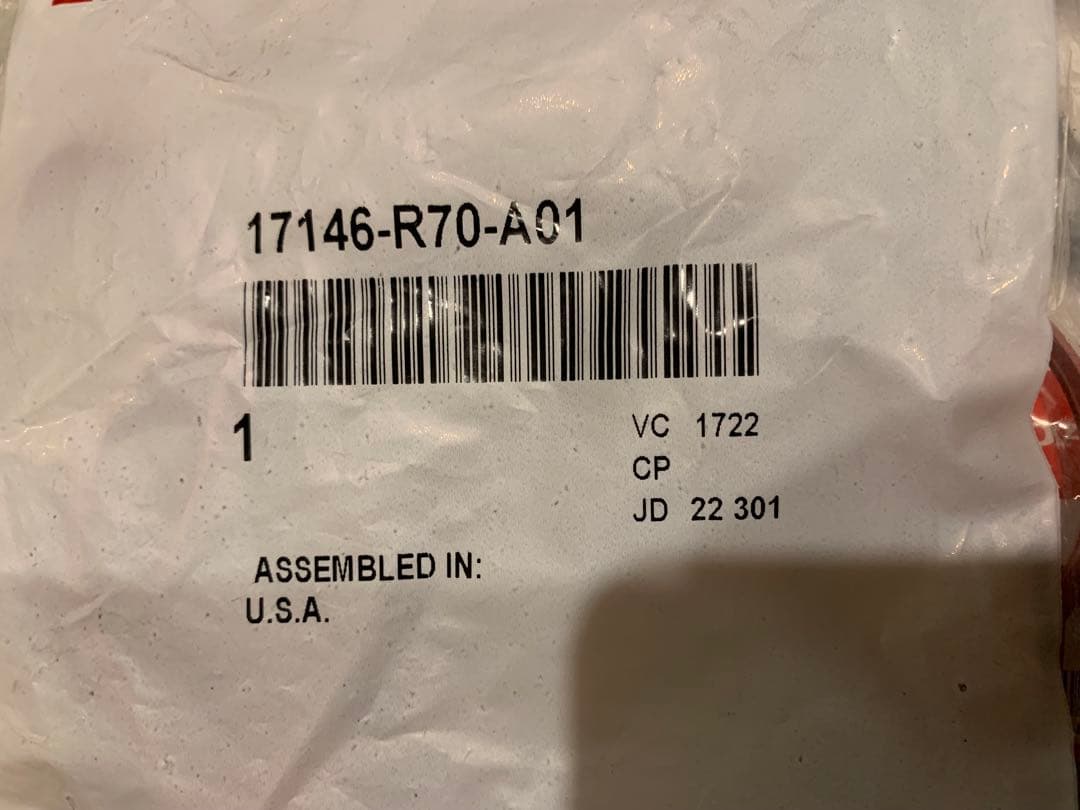 米国ホンダ オデッセイRL5 バルブカバー、インマニガスケットセット