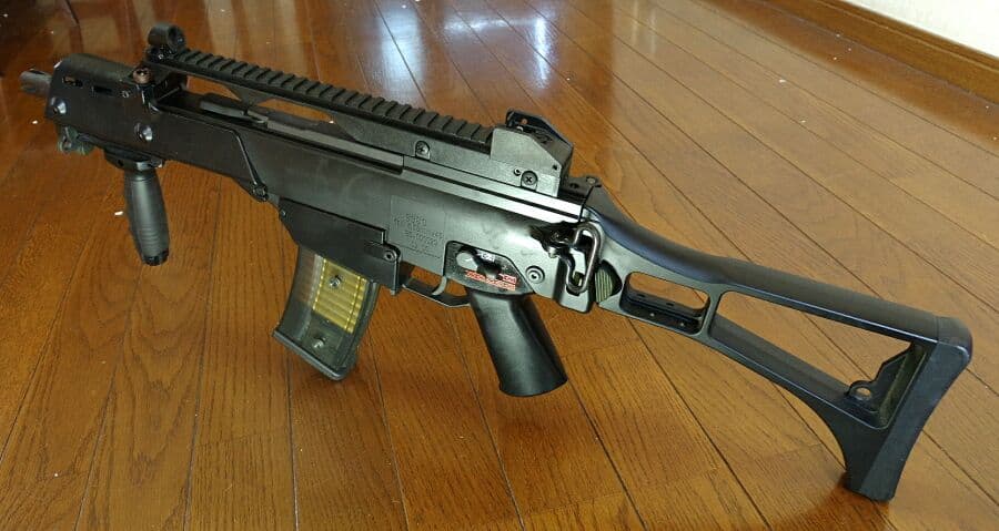 東京マルイ H&K G36C バーティカルフォアグリップ&470連射マガジン付き