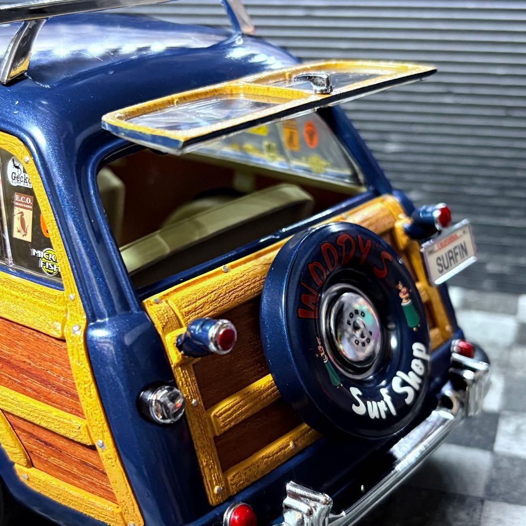 ワンオフカスタム 1/18 モーターシティー 1949 フォード ウッディワゴン