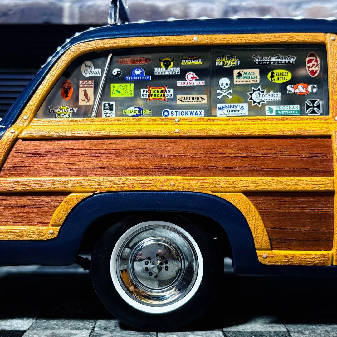 ワンオフカスタム 1/18 モーターシティー 1949 フォード ウッディワゴン