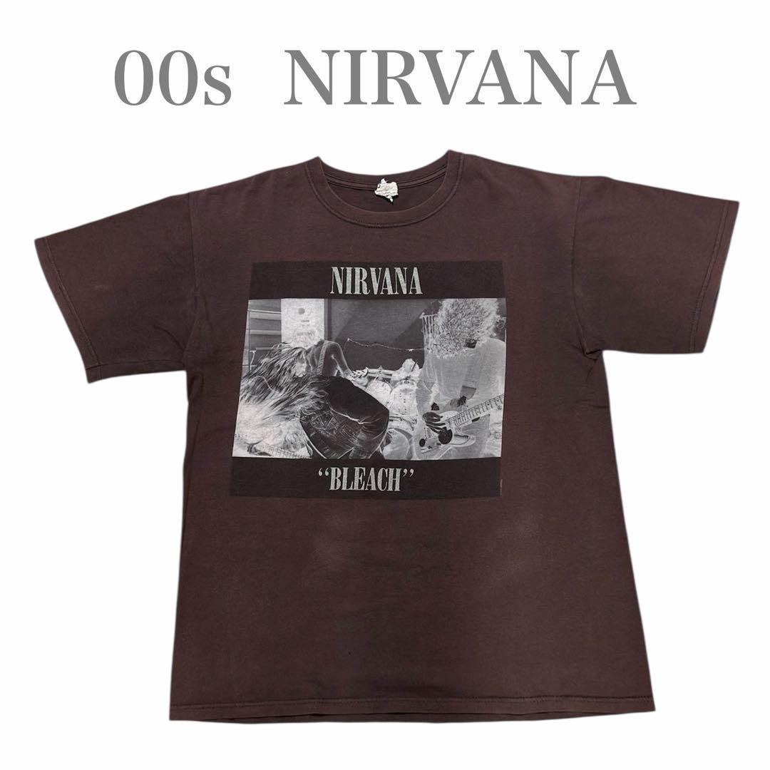 00sニルヴァーナNirvanaヴィンテージTシャツBLEACHカートコバーン