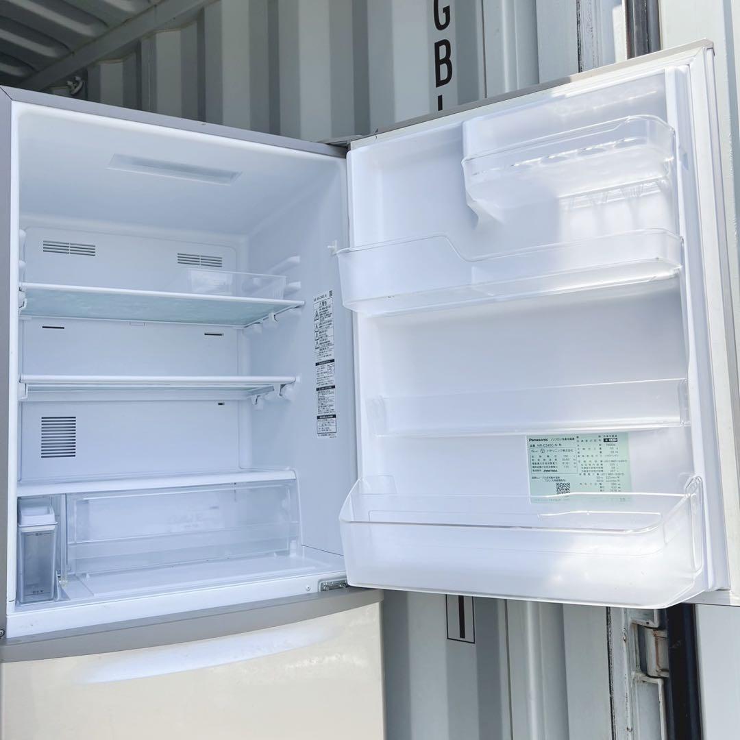 取付無料！パナソニック エコナビ搭載！スタイリッシュゴールド3ドア冷蔵庫！洗濯機