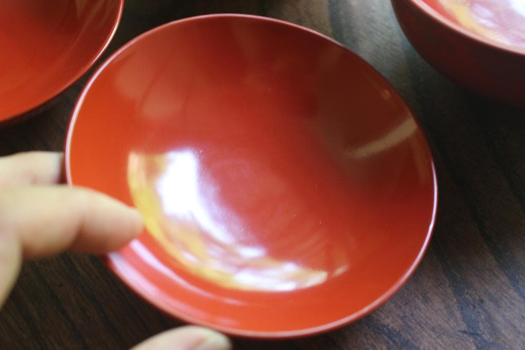 時代逸品！上質朱漆に極上信夫蒔絵の映えるお椀2点（検輪島塗懐石椀蒔絵椀