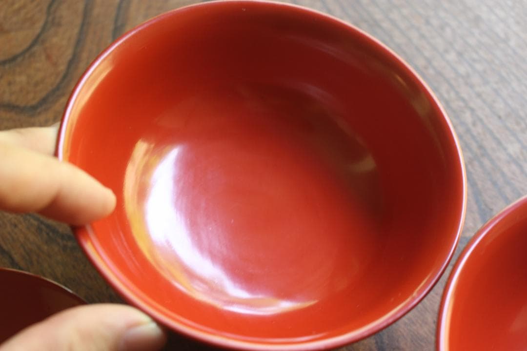 時代逸品！上質朱漆に極上信夫蒔絵の映えるお椀2点（検輪島塗懐石椀蒔絵椀