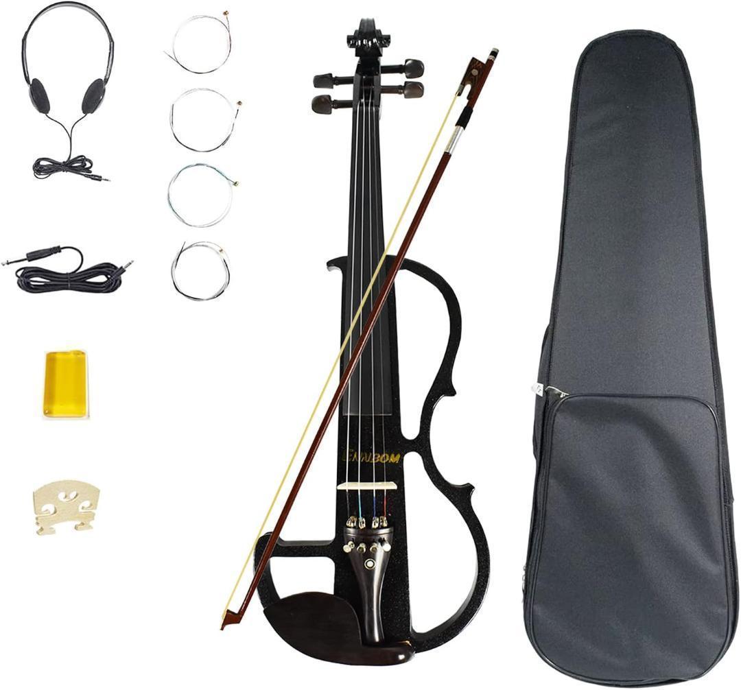 【M2426-166-128】エレキヴァイオリン　4/4 初心者入門セット M2426-166-128】エレキヴァイオリン 4/4 初心者入門セット2025年最新