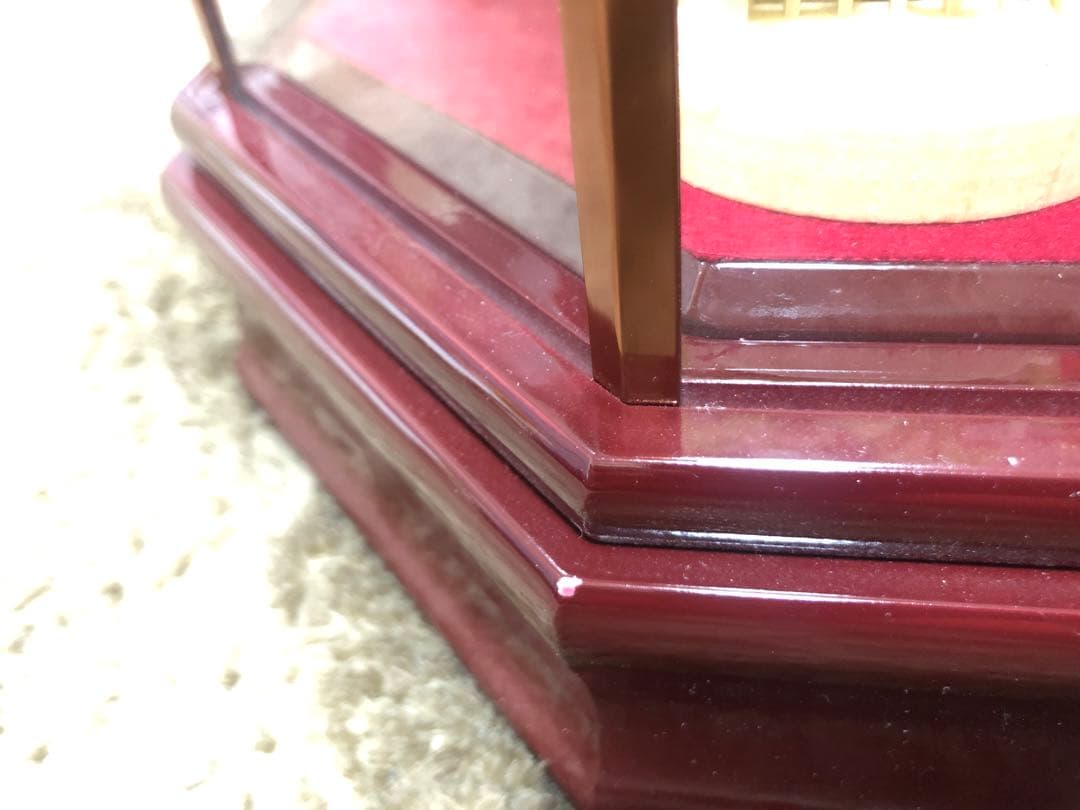 雛人形セット ガラスケース付き　光るぼんぼり