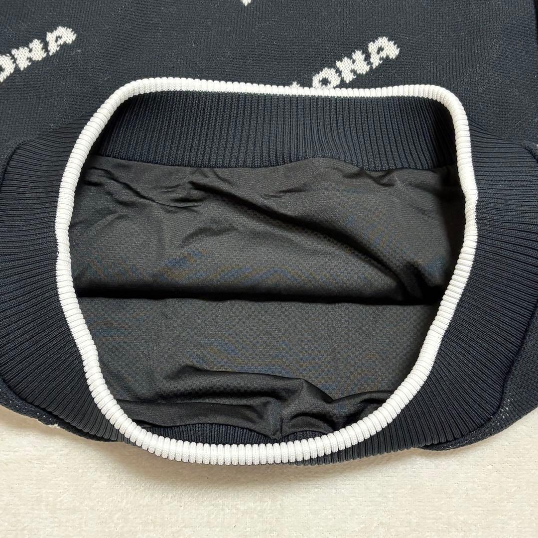 MARK & LONA マーク＆ロナ ロゴ　ニット スウェット ブラック 38