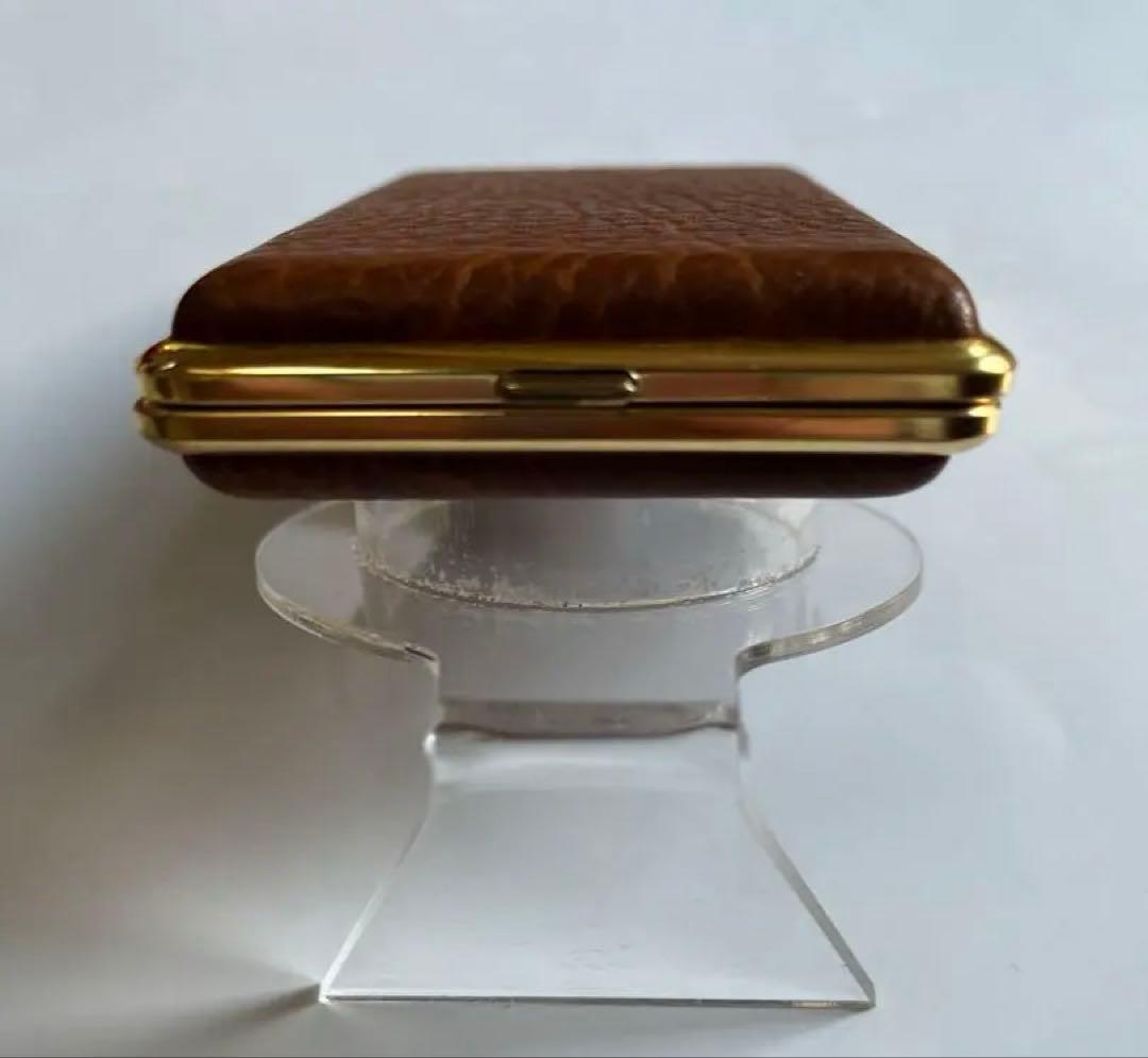 ⭐️【未使用】ゴールド ファイル 本皮 シガレット ケース カラチオラ 西ドイツ製