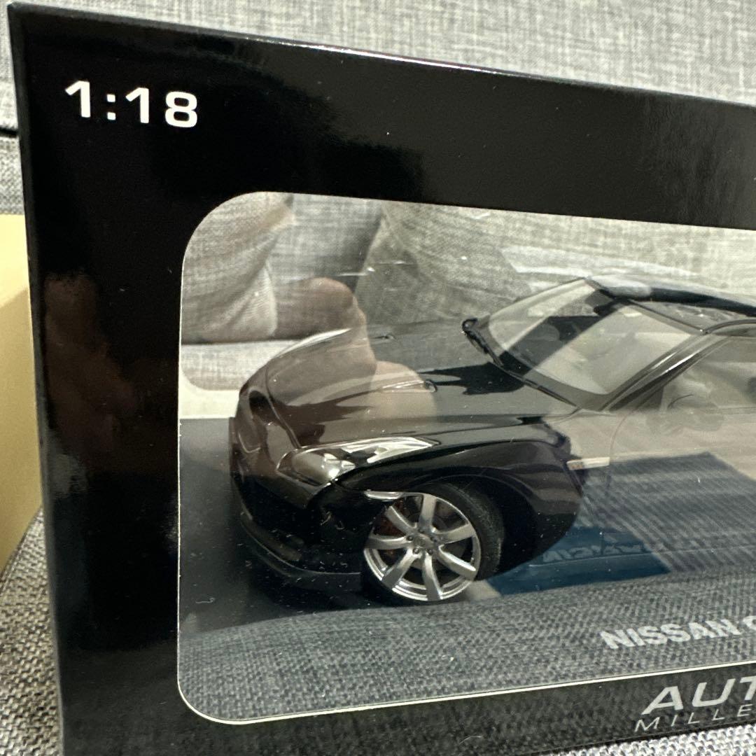 ミニカー AUTOart 1/18 77397NISSAN GT-R SUPER BLAK
