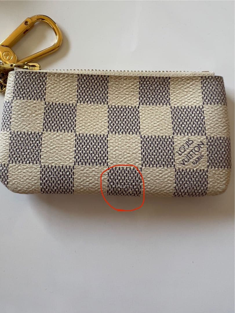 ヴィトン　アズール　ポシェットクレ　ケース　小銭入れ　N62659